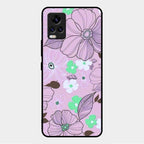 Peach Flower Glass Phone Cover for Vivo V20 Pro 5G