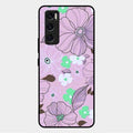 Peach Flower Glass Phone Cover for Vivo V20 Se