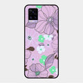 Peach Flower Glass Phone Cover for Vivo V20