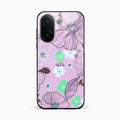 Peach Flower Glass Phone Cover for Vivo V60e 5G