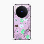 Peach Flower Glass Phone Cover for Vivo X300 5G