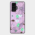 Peach Flower Glass Phone Cover for Vivo X50 Pro 5G