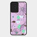 Peach Flower Glass Phone Cover for Vivo Y02T