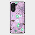 Peach Flower Glass Phone Cover for Vivo Y18