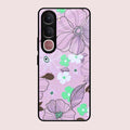 Peach Flower Glass Phone Cover for Vivo Y31 5G