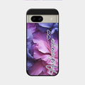 Perfect Customized Floral Glossy Metal Case Cover For Google Pixel 8A 5G