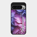 Perfect Customized Floral Glossy Metal Case Cover For Google Pixel 9 Pro Xl