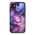 Perfect Customized Floral Glossy Metal Case Cover For iPhone 11