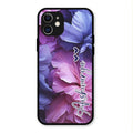 Perfect Customized Floral Glossy Metal Case Cover For iPhone 12