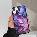 Perfect Customized Floral Glossy Metal Case Cover For iPhone - ShopOnCliQ