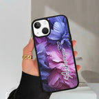 Perfect Customized Floral Glossy Metal Case Cover For iPhone - ShopOnCliQ