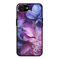 Perfect Customized Floral Glossy Metal Case Cover For iPhone 16e