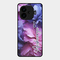 Perfect Customized Floral Glossy Metal Case Cover For Iqoo Neo 10R 5G