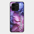 Perfect Customized Floral Glossy Metal Case Cover For Iqoo Z9X 5G