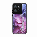 Perfect Customized Floral Glossy Metal Case Cover For Motorola Edge 50