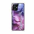 Perfect Customized Floral Glossy Metal Case Cover For Motorola G54 5G