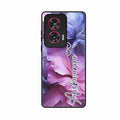 Perfect Customized Floral Glossy Metal Case Cover For Motorola G96 5G