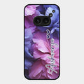 Perfect Customized Floral Glossy Metal Case Cover For Nothing Phone 2A 5G