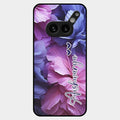 Perfect Customized Floral Glossy Metal Case Cover For Nothing Phone 2A Plus