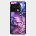 Perfect Customized Floral Glossy Metal Case Cover For Oneplus 10 Pro 5G