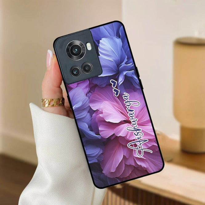 Perfect Customized Floral Glossy Metal Case Cover For OnePlus