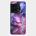 Perfect Customized Floral Glossy Metal Case Cover For Oneplus 11 5G