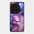 Perfect Customized Floral Glossy Metal Case Cover For Oneplus 12 5G
