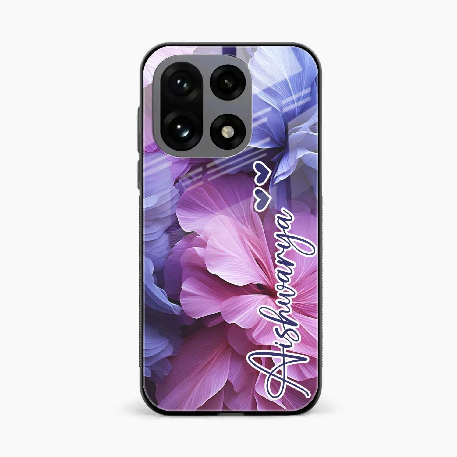 Perfect Customized Floral Glossy Metal Case Cover For OnePlus 15 5G