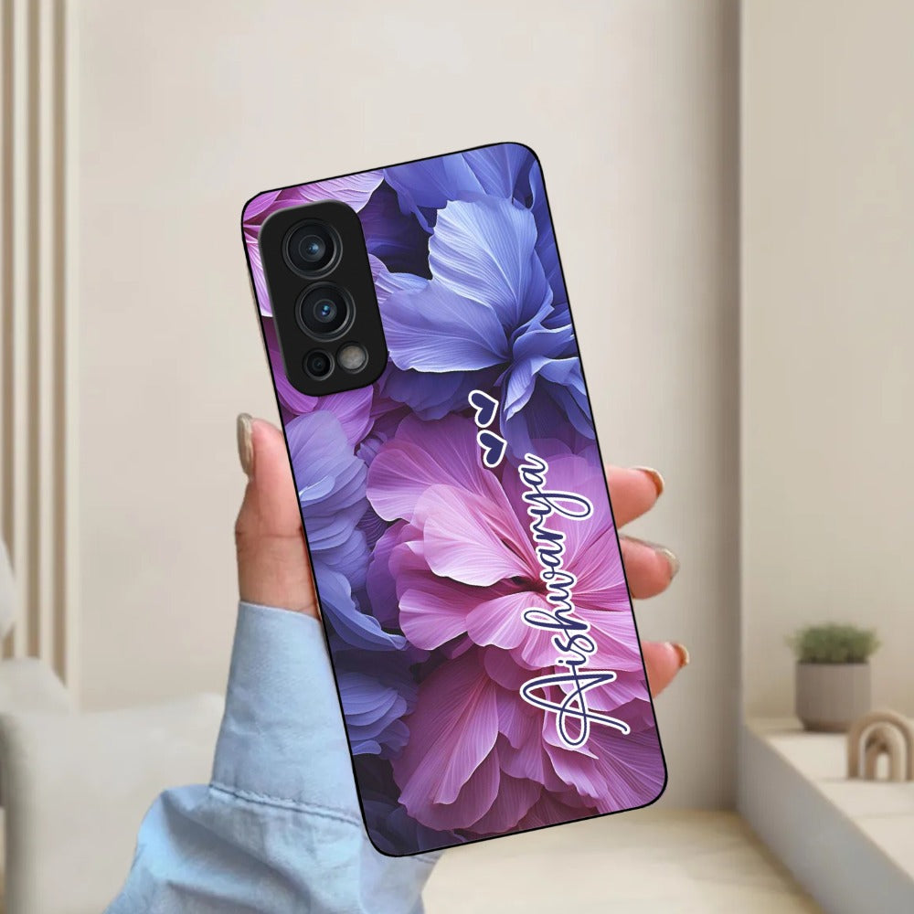Perfect Customized Floral Glossy Metal Case Cover For OnePlus