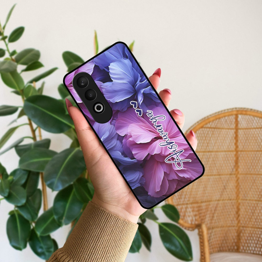 Perfect Customized Floral Glossy Metal Case Cover For OnePlus