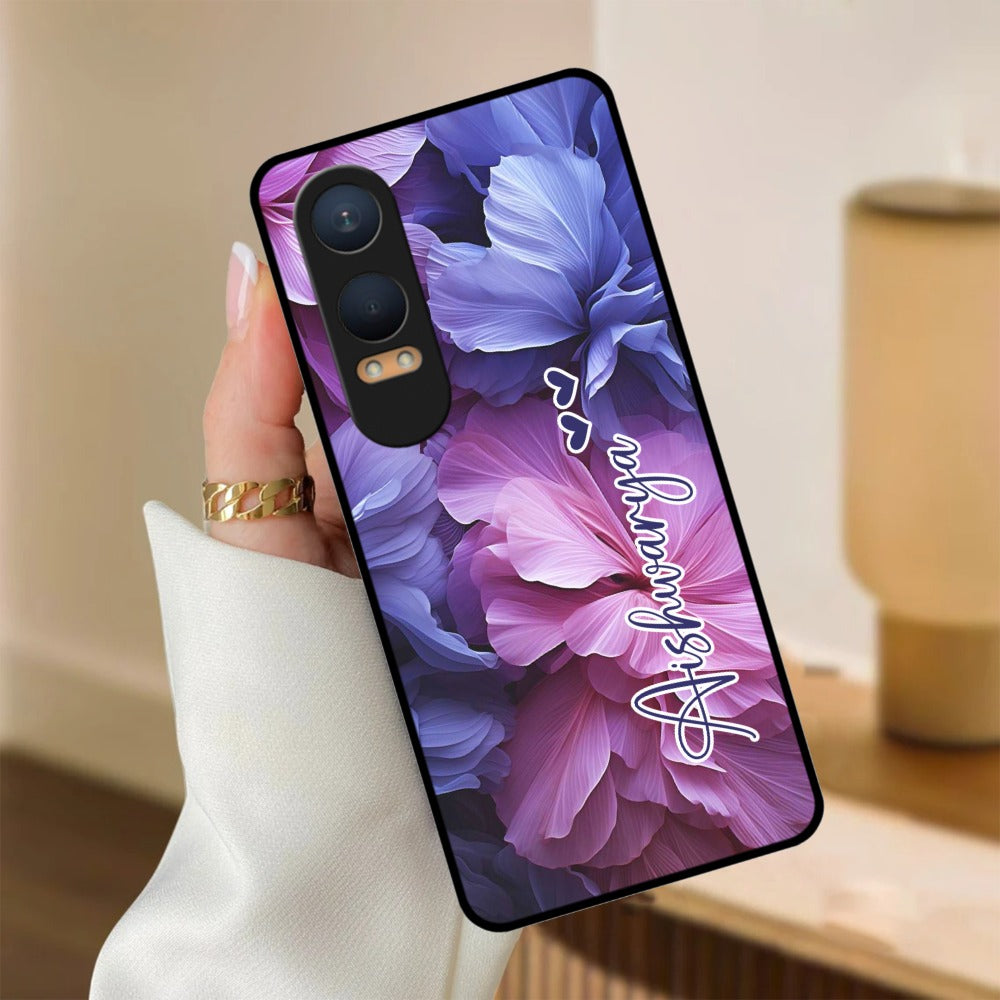 Perfect Customized Floral Glossy Metal Case Cover For OnePlus