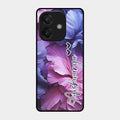 Perfect Customized Floral Glossy Metal Case Cover For Oppo A3X 5G