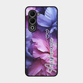 Perfect Customized Floral Glossy Metal Case Cover For Oppo A5 5G