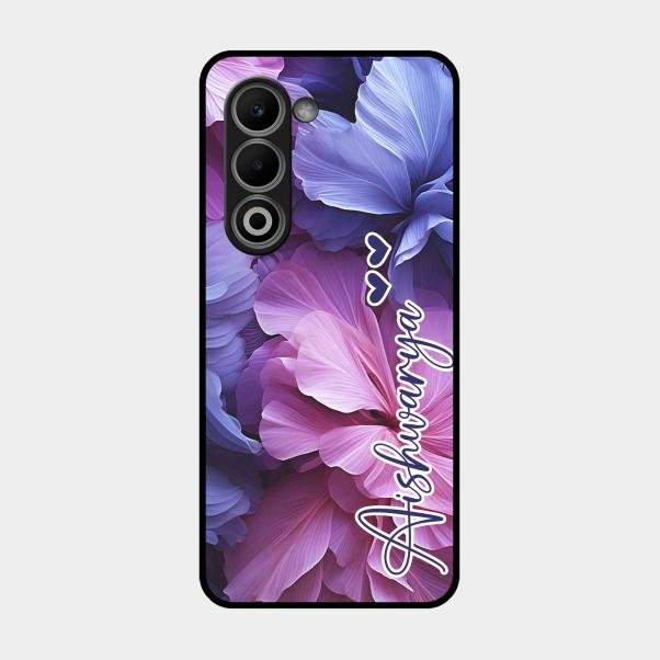 Perfect Customized Floral Glossy Metal Case Cover For Oppo A5 5G