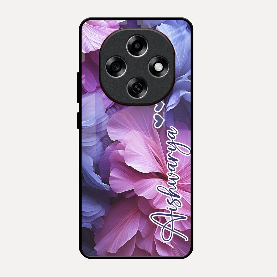 Perfect Customized Floral Glossy Metal Case Cover For Oppo F31 Pro 5G