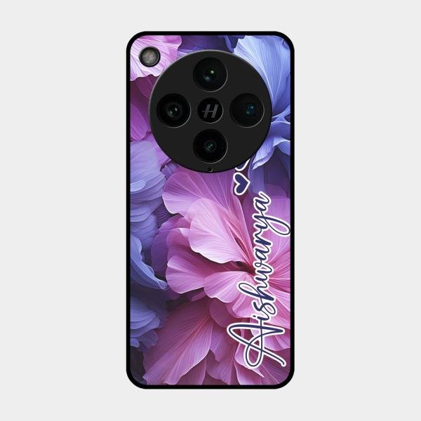 Perfect Customized Floral Glossy Metal Case Cover For Oppo Find X8 Pro 5G