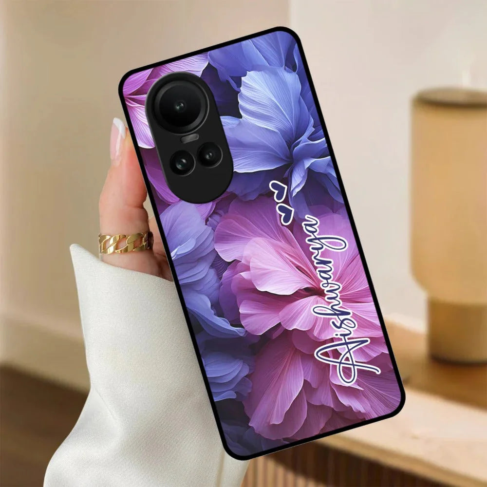Perfect Customized Floral Glossy Metal Case Cover For Oppo - ShopOnCliQ