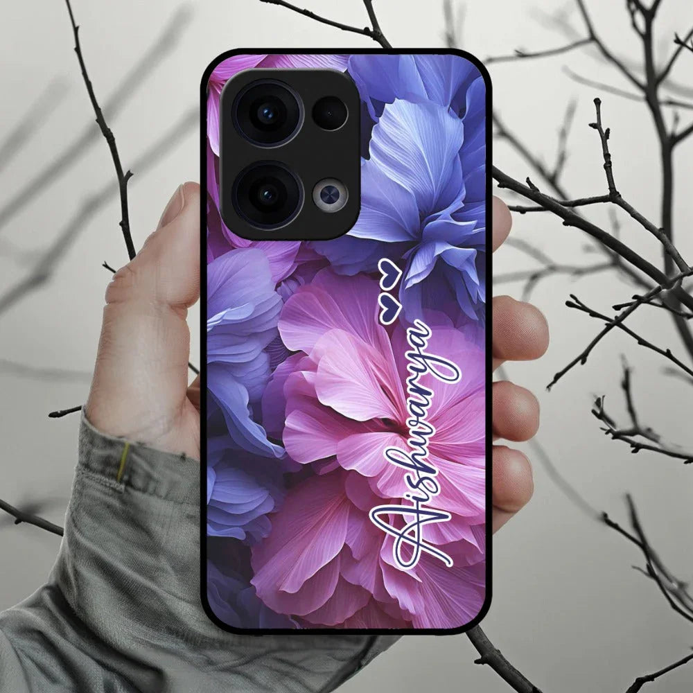 Perfect Customized Floral Glossy Metal Case Cover For Oppo - ShopOnCliQ