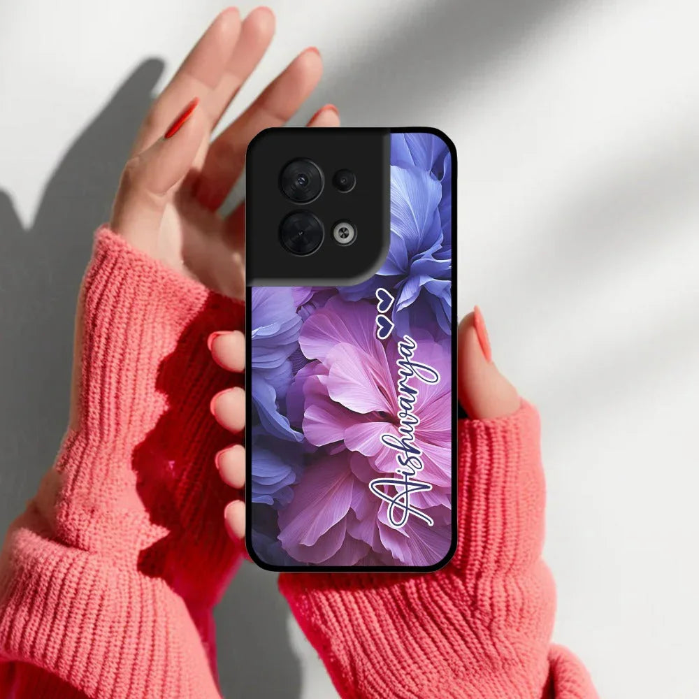 Perfect Customized Floral Glossy Metal Case Cover For Oppo - ShopOnCliQ