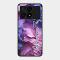 Perfect Customized Floral Glossy Metal Case Cover For Poco X6 Pro 5G