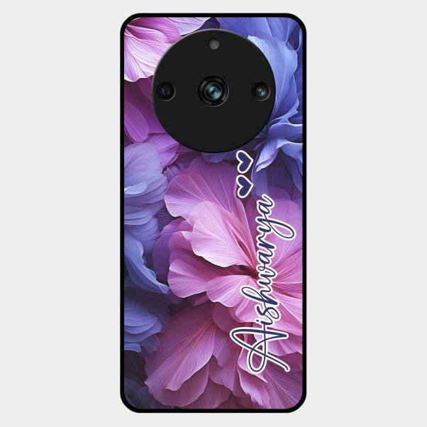 Perfect Customized Floral Glossy Metal Case Cover For Realme 11 Pro Plus 5G