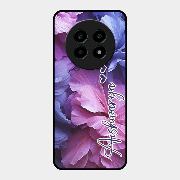 Perfect Customized Floral Glossy Metal Case Cover For Realme 13 Pro Plus 5G