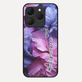 Perfect Customized Floral Glossy Metal Case Cover For Realme 15T 5G