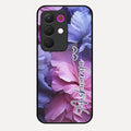 Perfect Customized Floral Glossy Metal Case Cover For Realme 15X 5G