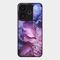 Perfect Customized Floral Glossy Metal Case Cover For Redmi 13 5G