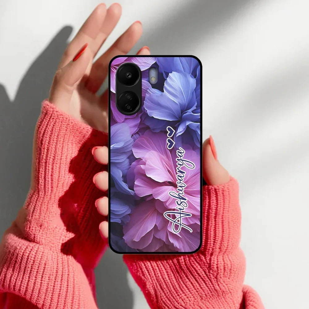 Perfect Customized Floral Glossy Metal Case Cover For Redmi - ShopOnCliQ
