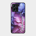 Perfect Customized Floral Glossy Metal Case Cover For Redmi Note 12 4G