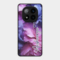 Perfect Customized Floral Glossy Metal Case Cover For Redmi Note 14 Pro Plus 5G