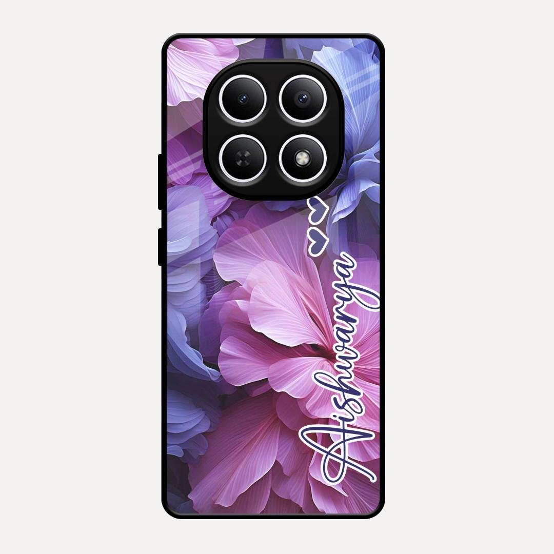 Perfect Customized Floral Glossy Metal Case Cover For Redmi Note 15 5G
