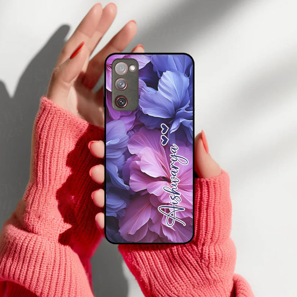 Perfect Customized Floral Glossy Metal Case Cover For Samsung